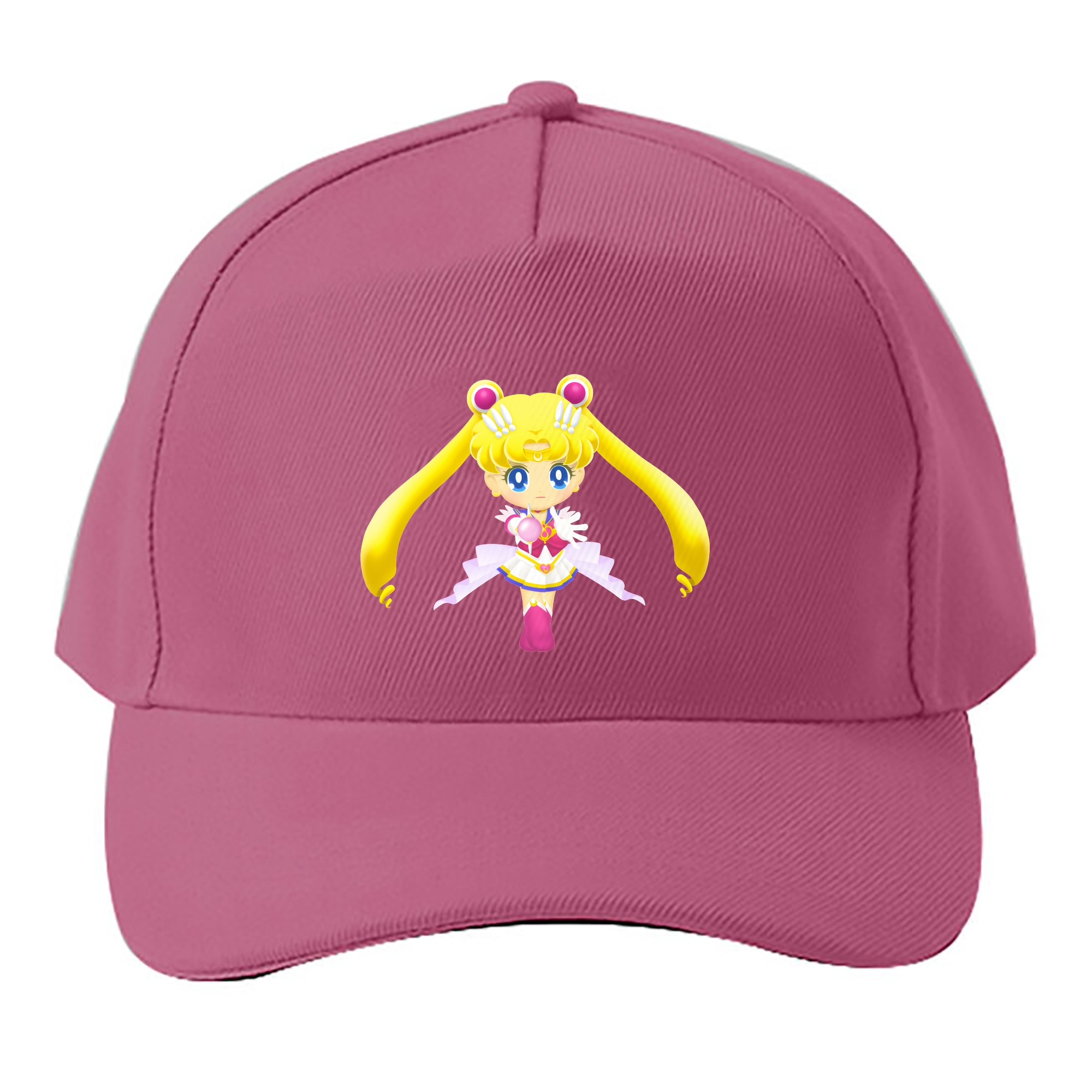 （画像用） 美少女戦士セーラームーン 月野 うさぎ つきの うさぎ Sailor Moon Tsukino Usagi ベースボールキャップ 綿100％ 男女兼用 帽子 スポーツ